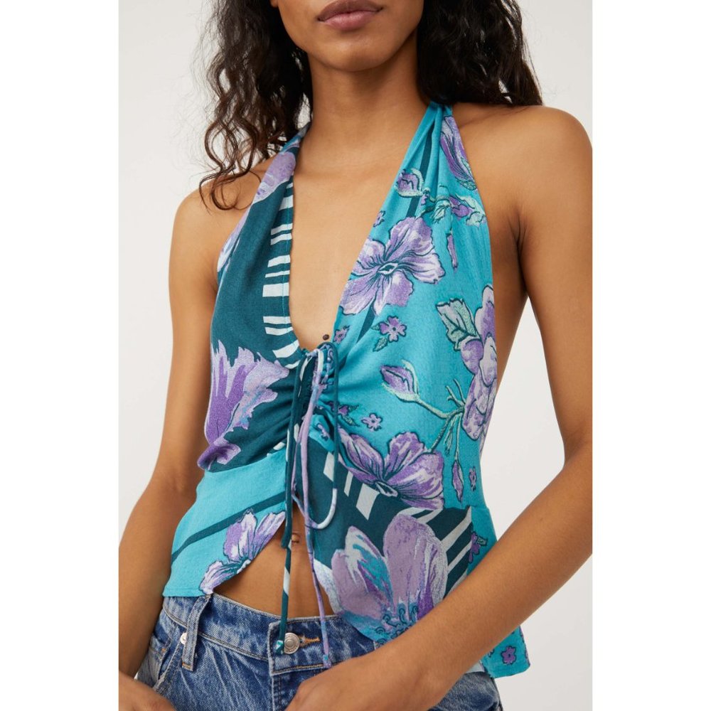 NWT Free People Hot Tropics Tank / Ocean Combo